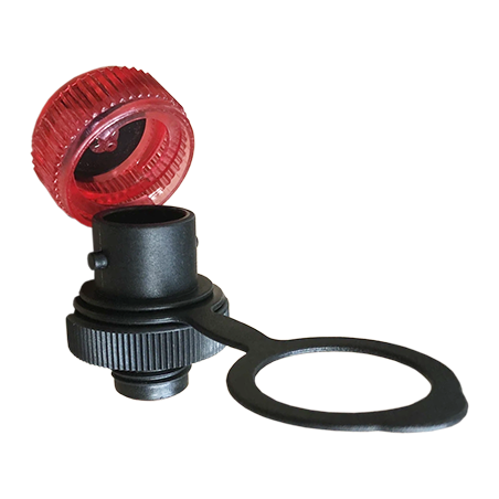 Best Twist Lock 2 Valve cap - red